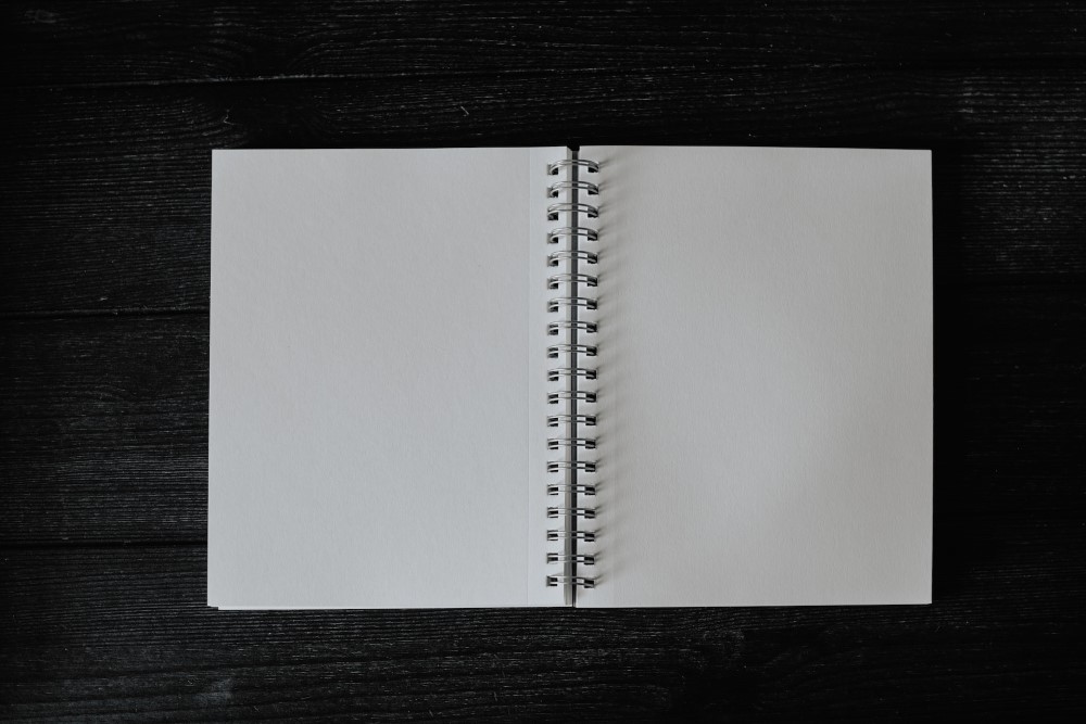 Empty pages in a journal